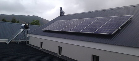 Grid tied solar system & 200L geyser